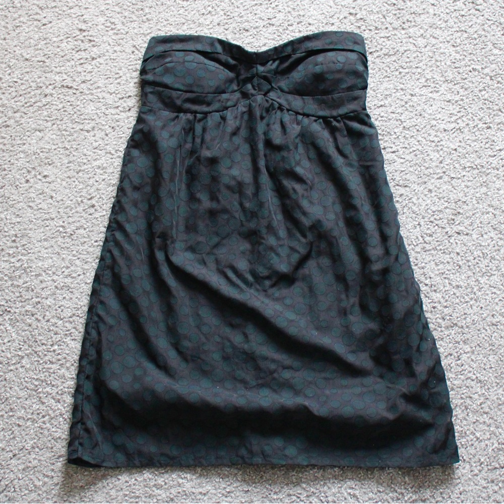 WET SEAL Vintage Y2k Polka Dot Strapless Mini Dress